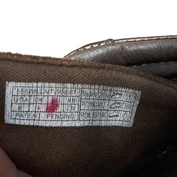 Vionic Womens Sz 6  Brown Suede Orthaheel Technololgy Grunge Low Top Sneakers - Picture 3 of 11